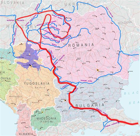 Volga River Map