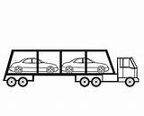 Car Transporter Coloring Page  Pages For Kids sketch template
