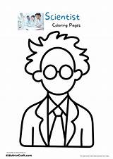 Scientist Coloring Pages For Kids – Free Printables  Art & Craft sketch template