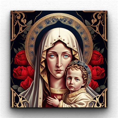 Virgin Mary with baby Jesus - Motive Decor - Paintings & Prints ...