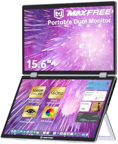 Amazon.com: KEFEYA Laptop Screen Extender, 15.6" Folding Portable Monitor for Laptop, 1080P FHD ...