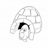 Igloo 16 Coloring Page For Kids  Free Printable Pages sketch template
