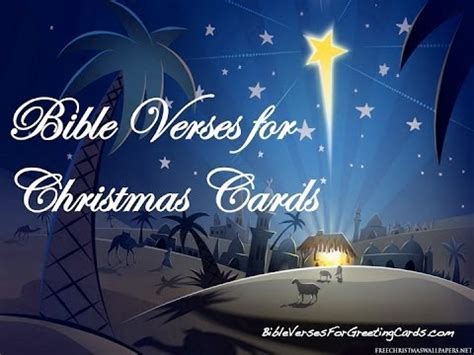 Christmas Card Bible Verses