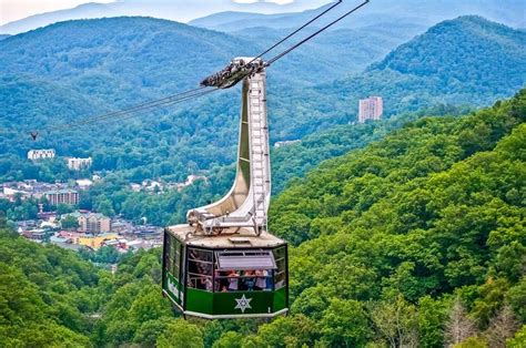 Ober Gatlinburg Tramway Next to Great Smoky Mountains