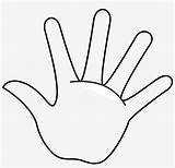 Best Photos Of Handprint Coloring Page  Hand Clip Art Black And 3905638 sketch template