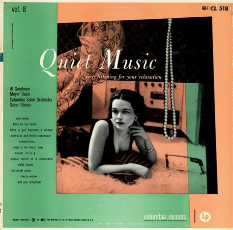 Quiet Music, Volume 8: Easy Listening For Your Relaxation (1953, Vinyl) - Discogs