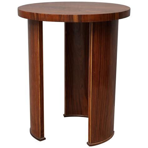 Italian Chestnut Wood Side Table at 1stDibs