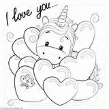 Unicorn Coloring Pages Heart In Love Rainbow 400 309  Homemade Creations sketch template