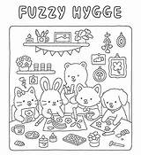 42  Fuzzy Hygge Para Colorir Grátis Desenhos Fofos De Vivi Tinta sketch template