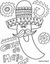 Free Cinco De Mayo Coloring Page  Printable Pages sketch template