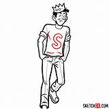 Jughead Pages Coloring sketch template