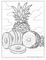 32  Printable Pineapple Coloring Pages MartinUmmehani sketch template
