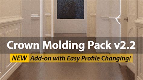 Crown Molding Pack v3.0 - Released Scripts and Themes - Blender Artists Community