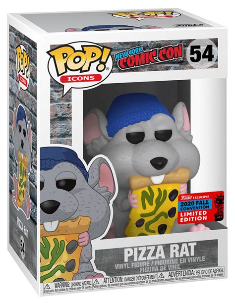 Funko POP! Icons #54 Pizza Rat - Funko 2020 New York Comic Con (NYCC) Limited Edition - New ...