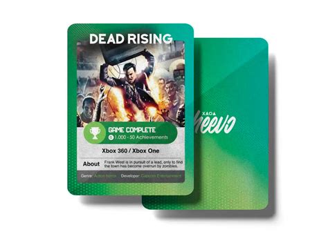 Dead Rising Xbox Achievement Collectors Cards | Cheevo