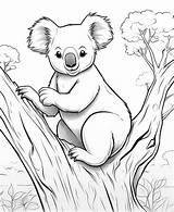 Premium Photo  Coloring Pages Of koalas koala Coloring coloring sketch template