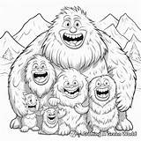 Yeti Coloring Pages  Free & Printable sketch template