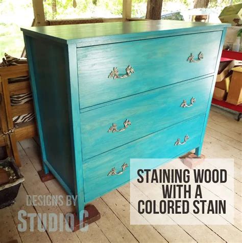 Staining a Project? Try a Colored Stain…