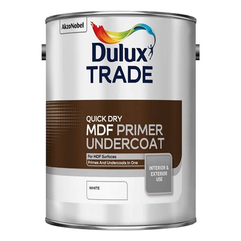 2.5L Dulux Trade Quick Dry MDF Primer White