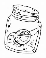 Halloween Eyeball Drawing Scary Coloring Pages Drawings Eye Draw Cool  sketch template