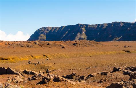 Off-trail hiking on the Piton de la Fournaise volcano