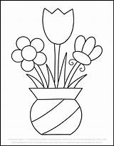 Easy Flower Coloring Pages 33 – Simply sketch template
