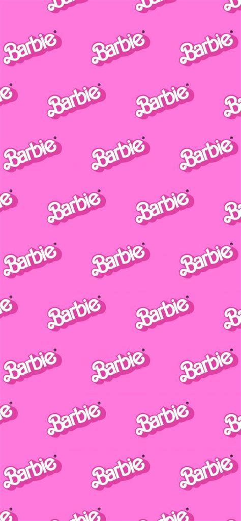 Barbie Logo Wallpaper Pink