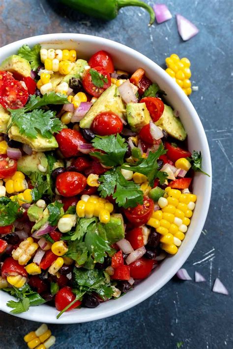 BLACK BEAN and CORN SALAD ★ WonkyWonderful