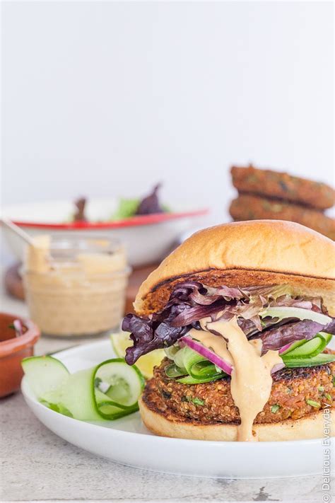 Vegetarian Burger Patties Recipe with Carrot and Quinoa