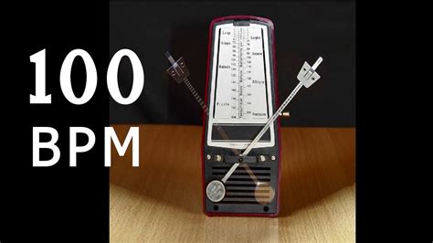 METRONOME 100 BPM COWBELL SOUND - YouTube