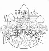 Small Coloring Pages  Print sketch template