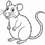 A cartoon mouse coloring Page 51004973 Vector Art At Vecteezy sketch template