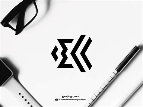 EK Logo design inspiration by logo_sans on Dribbble