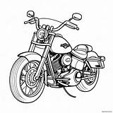 Harley Davidson Motorcycle Coloring Page 55922 45047 sketch template