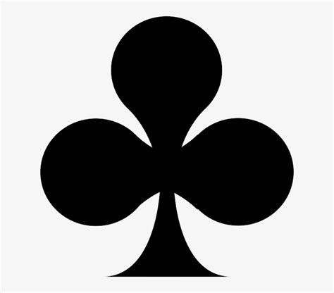 Club, Symbol, Card, Shape, Game, Playing, Shapes, Play - Ace Of Clubs Symbol Transparent PNG ...