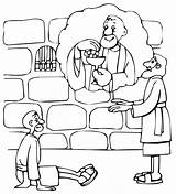 Joseph In Prison Coloring Page At GetColoringscom  Free Printable sketch template