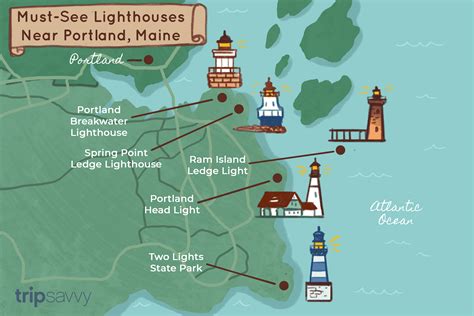 Visit These 5 Lighthouses Near Portland, Maine | South portland maine ...