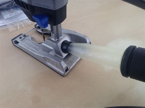 3D printed Festool to Dremel Trio dust extractor adapter | Flickr