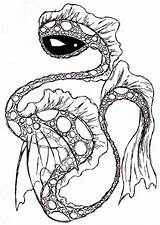 Sea Monsters Coloring Book Pages sketch template