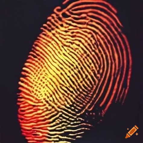 Humorous illustration about not making a fingerprint on Craiyon