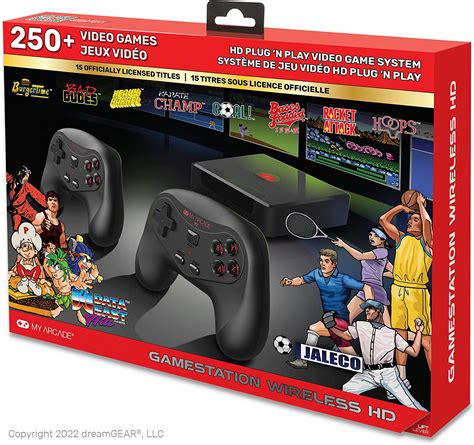 My Arcade GameStation Wireless HD: Preloaded Video Game Console with Over 250 Games, : Amazon.ae ...