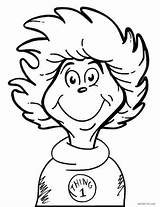 Dr Seuss Coloring Pages For Kids sketch template