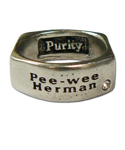 Pee-wee's Abstinence Ring! I'm crackin up! | Abstinence ring, Swarovski ...