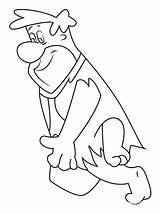 Fred Flintstone coloring Pages sketch template
