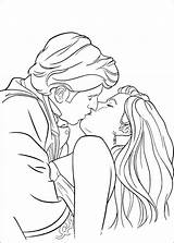 Prince And Princess Kissing Coloring Pages sketch template