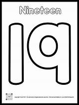 Number 19 Coloring Page FREE Printable  The Art Kit sketch template