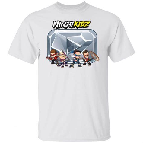 Ninja Kids Merch Ninja Kidz Diamond Battle Pose Tee - Spoias