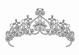 Crown Coloring Pages sketch template