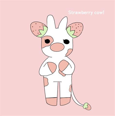 Kawaii Cute Anime Girl Strawberry Cow Anime Wallpaper Hd | Images and Photos finder