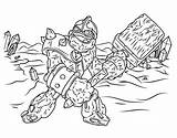 Skylanders Giants Crusher coloring Page  Download Print Or Color sketch template